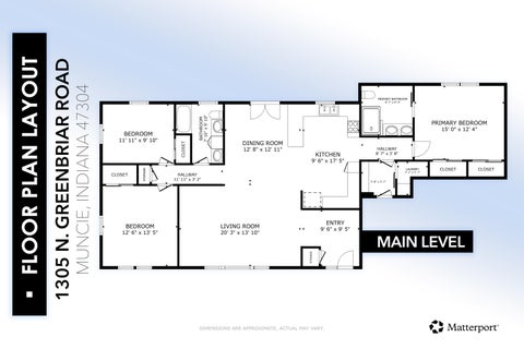 Tiny photo for 1305 N Greenbriar Road, Muncie, IN 47304 (MLS # 202638028)