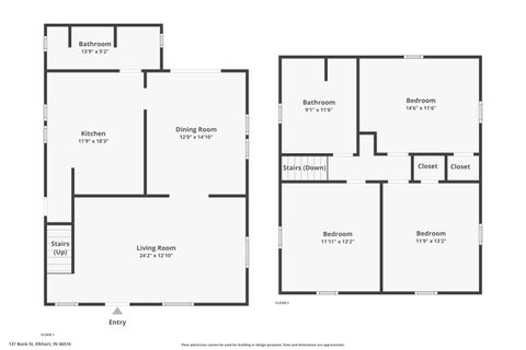Tiny photo for 137 Bank Street, Elkhart, IN 46516 (MLS # 202602973)