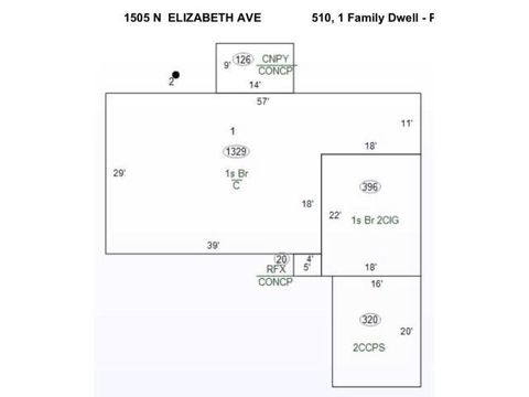 Tiny photo for 1505 N Elizabeth Avenue, Muncie, IN 47304 (MLS # 202605719)