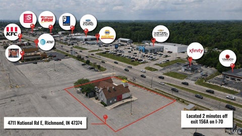 Tiny photo for 4711 E National Road, Richmond, IN 47374 (MLS # 202623415)