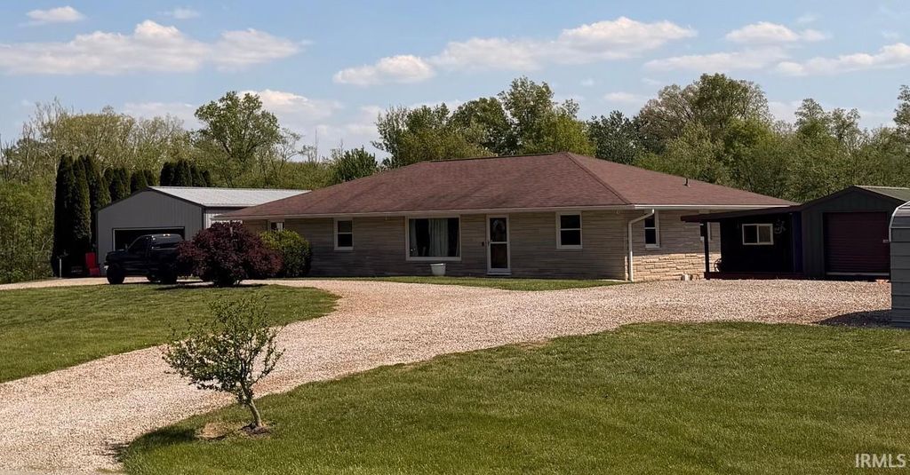 Photo of 5795 W County Road 1350 S, Jasonville, IN 47438 (MLS # 202615424)