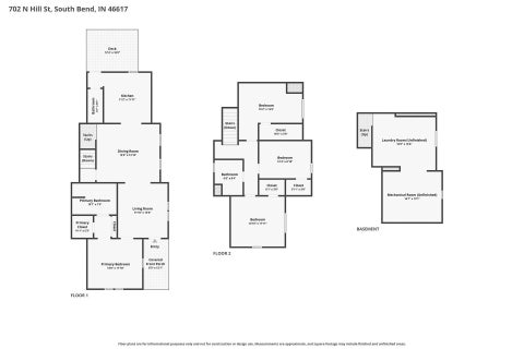 Tiny photo for 702 N Hill Street, South Bend, IN 46617 (MLS # 202643551)