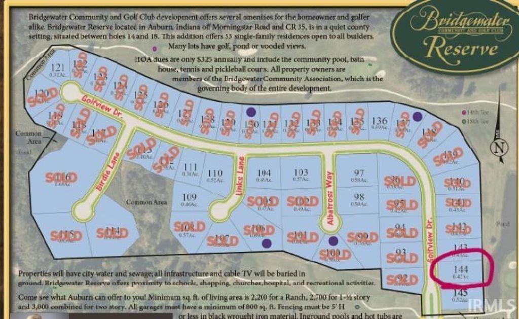 Photo of 2220 Golfview Drive #144, Auburn, IN 46706 (MLS # 202600036)