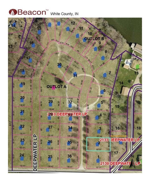 Tiny photo for 2133 Deepwater (Lot 2) Loop #2, Monticello, IN 47960 (MLS # 202522466)