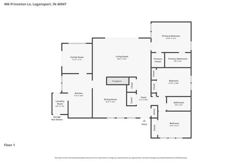 Tiny photo for 406 Princeton Lane, Logansport, IN 46947 (MLS # 202619877)