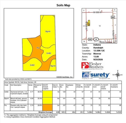Tiny photo for TBD N 900 W, Parker City, IN 47368 (MLS # 202644831)