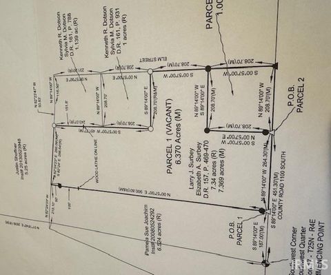 Tiny photo for Elm Street S 1100 S Street, Bunker Hill, IN 46914 (MLS # 202529900)