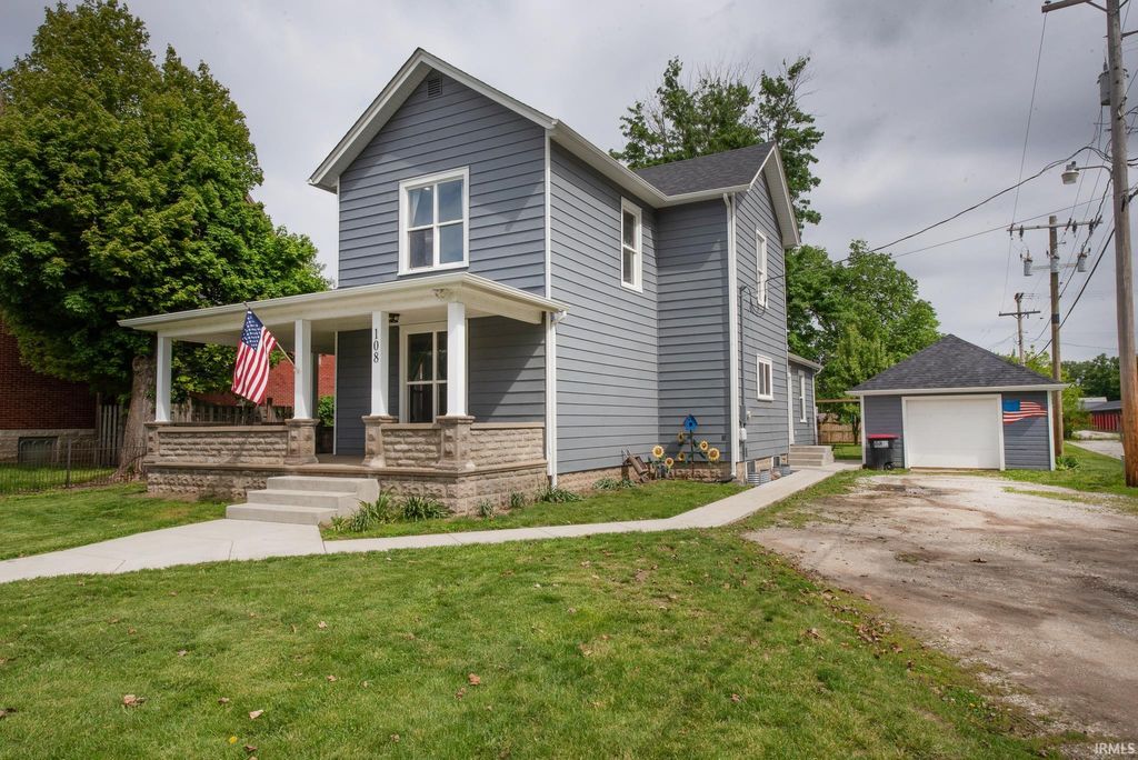 Photo of 108 W 1St Street, Brookston, IN 47923 (MLS # 202618059)