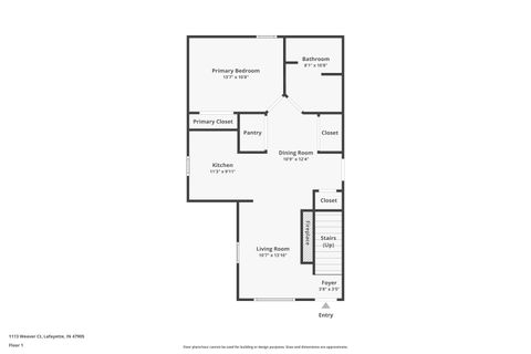 Tiny photo for 1113 Weaver Court, Lafayette, IN 47905 (MLS # 202614297)