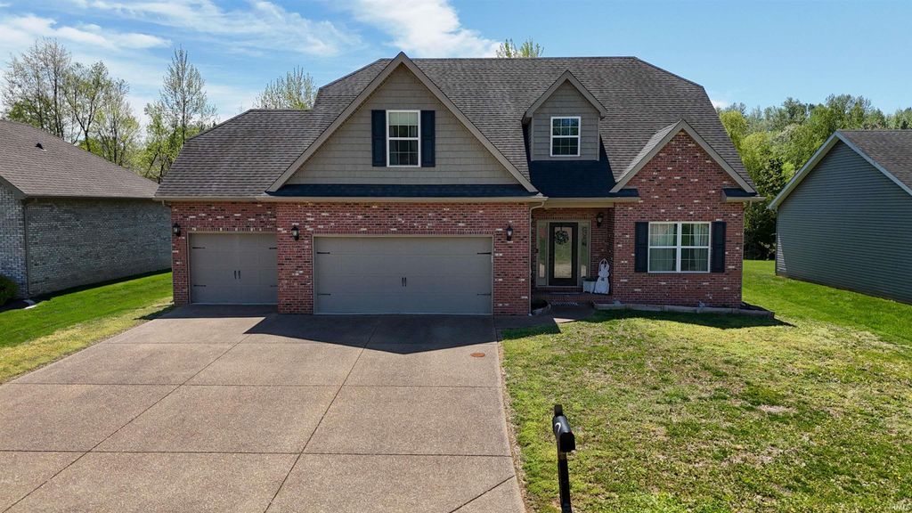 Photo of 1518 Breezy Creek Drive, Evansville, IN 47720 (MLS # 202613577)