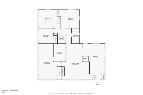 Tiny photo for 8635 E 150 S, Knox, IN 46534 (MLS # 202643710)