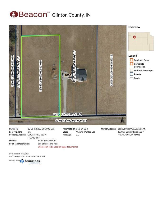 County Rd 550 N
