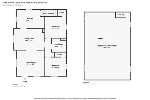 Tiny photo for 4438 Weisser Park Avenue, Fort Wayne, IN 46806 (MLS # 202643558)