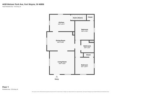 Tiny photo for 4438 Weisser Park Avenue, Fort Wayne, IN 46806 (MLS # 202643558)