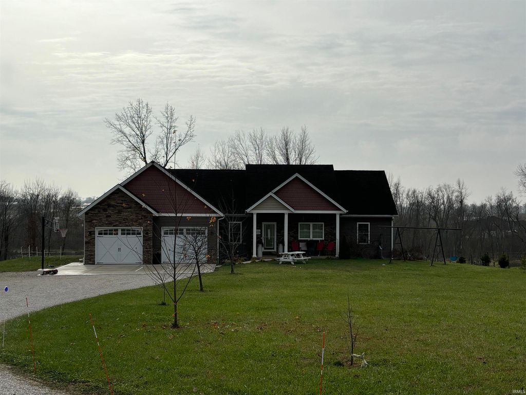 Photo of 8909 E 200 N Road, Loogootee, IN 47553 (MLS # 202547551)