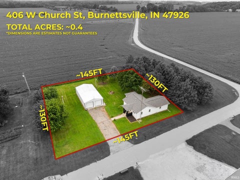 Tiny photo for 406 W Church Street, Burnettsville, IN 47926 (MLS # 202632692)