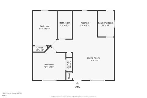 Tiny photo for 1436 W 14th Street, Muncie, IN 47302 (MLS # 202540545)