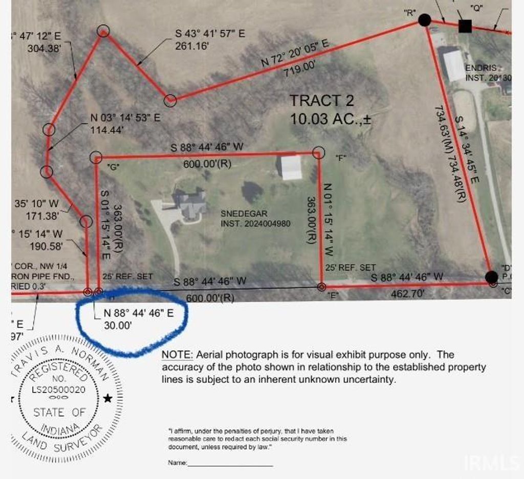 Photo of TBD Sandpit Road, Bedford, IN 47421 (MLS # 202613640)