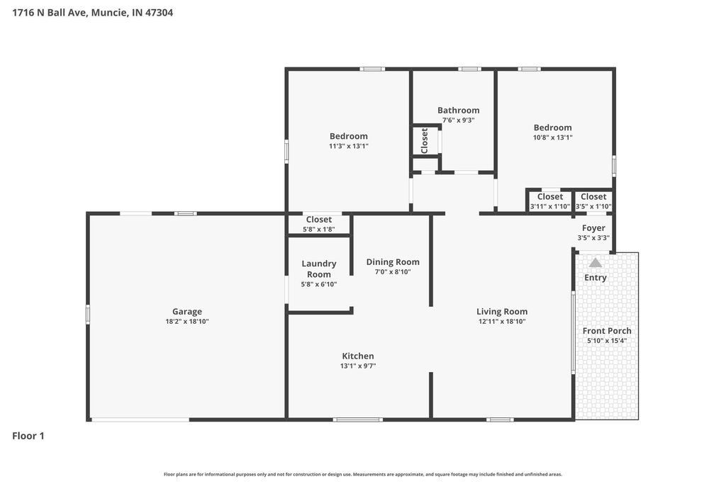 Photo of 1716 N Ball Avenue, Muncie, IN 47304 (MLS # 202616393)
