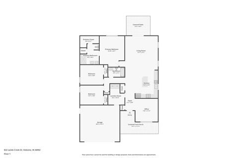 Tiny photo for 822 Lando Creek Lane, Kokomo, IN 46902 (MLS # 202616246)