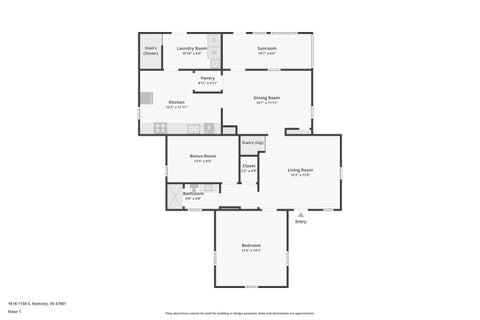Tiny photo for 18 W 1150 S, Romney, IN 47981 (MLS # 202637950)