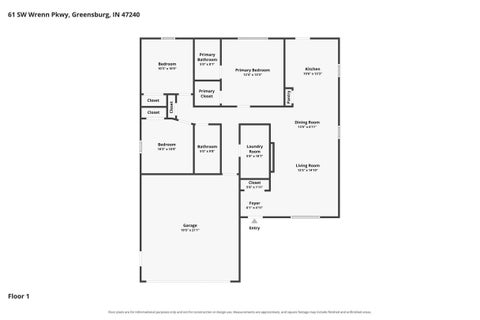 Tiny photo for 61 SW Wrenn Parkway, Greensburg, IN 47240 (MLS # 202643829)