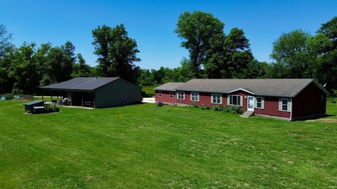 Photo of 13194 E Parker Lake Road, Monroe City, IN 47557 (MLS # 202617981)