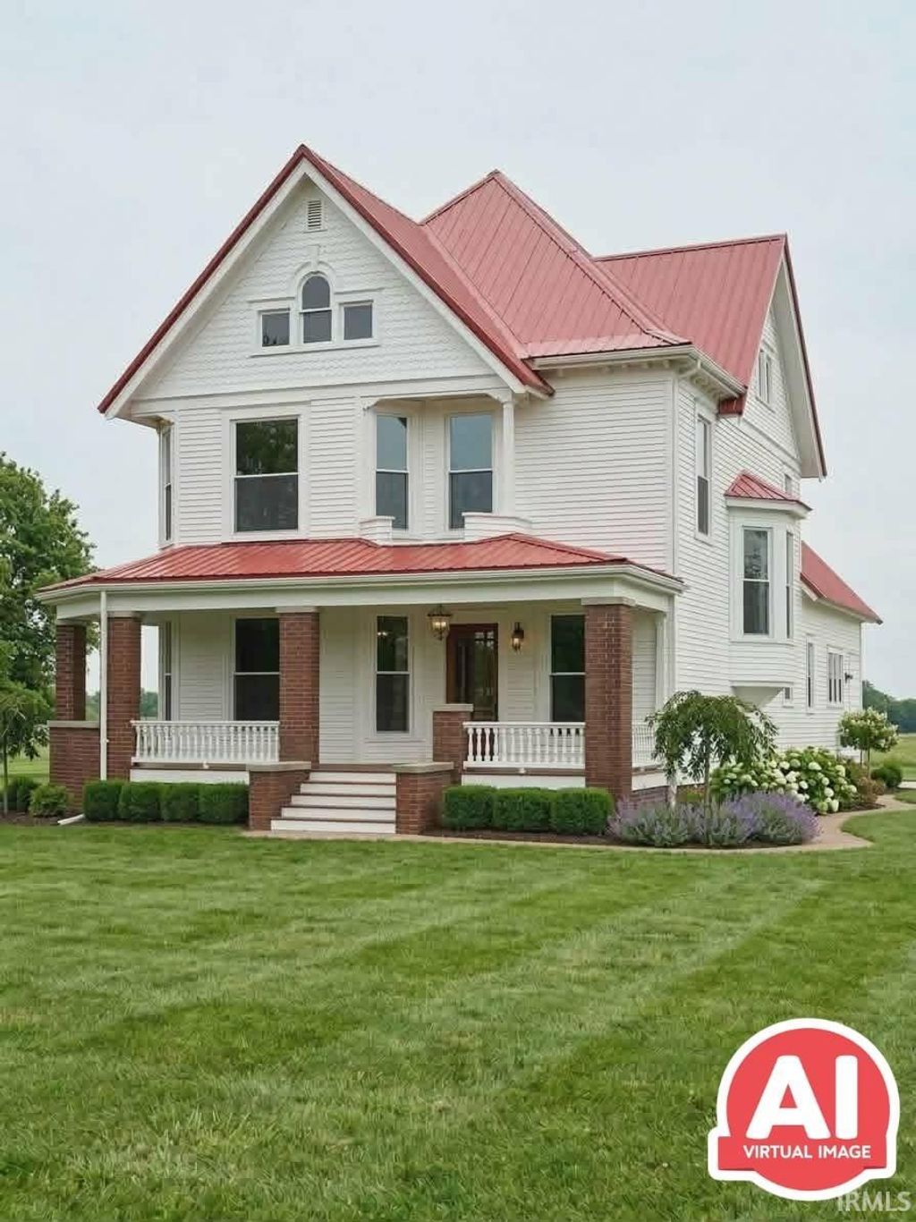 Photo of 3443 E. US Highway 136 Road, Hillsboro, IN 47949 (MLS # 202608961)