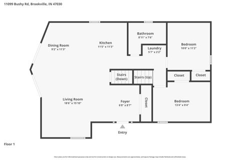 Tiny photo for 11099 Bushy Road, Metamora, IN 47030 (MLS # 202623901)