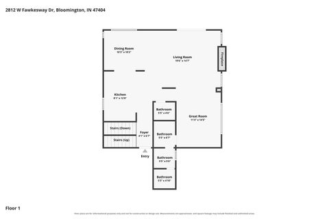 Tiny photo for 2812 W Fawkesway Drive, Bloomington, IN 47404 (MLS # 202635182)