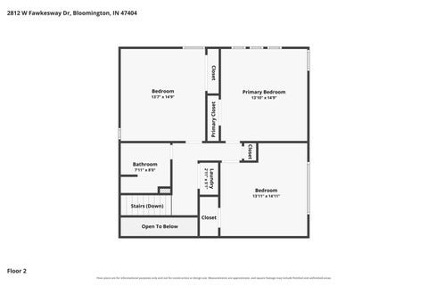 Tiny photo for 2812 W Fawkesway Drive, Bloomington, IN 47404 (MLS # 202635182)
