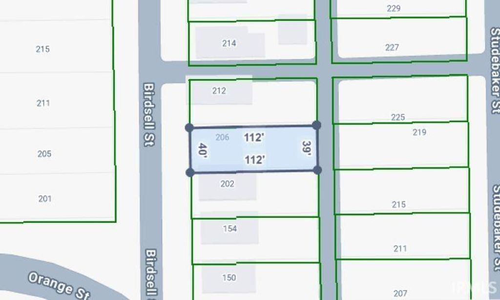 Photo of V/L ADJ 206 Birdsell Street, South Bend, IN 46628 (MLS # 202613626)