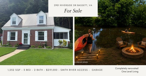 Homes For Sale - 2901 Riverside Dr<br/> Bassett, VA 24055