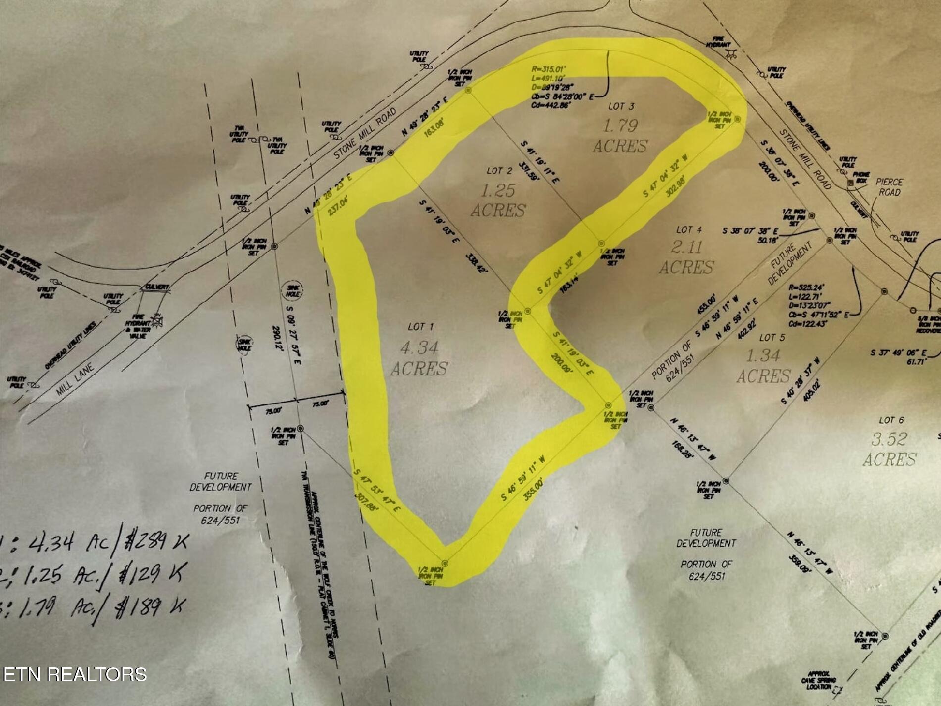 Stone Mill Rd Lot 2