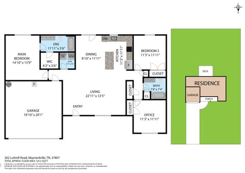 Tiny photo for 302 Luttrell Rd, Maynardville, TN 37807 (MLS # 1316697)