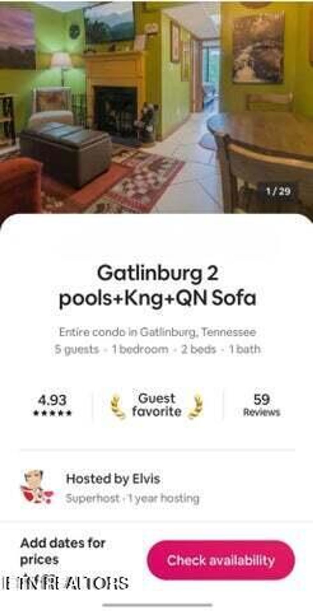 Photo of 685 River Rd #UNIT 307, Gatlinburg, TN 37738 (MLS # 1320758)