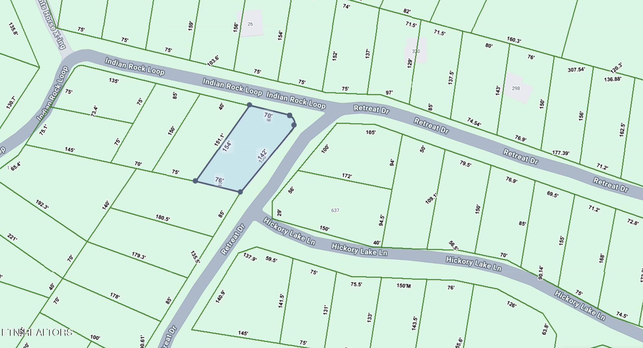 0.27 ac Retreat Drive