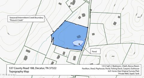 Tiny photo for 537 County Road 188, Decatur, TN 37322 (MLS # 1327857)