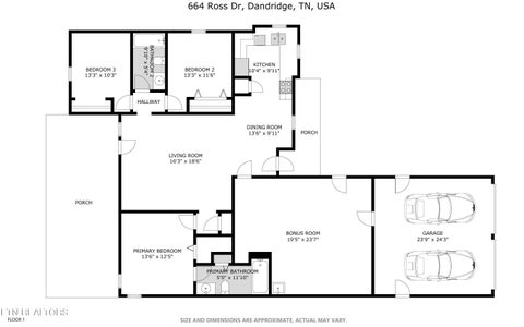 Tiny photo for 664 Ross Drive, Dandridge, TN 37725 (MLS # 1359650)