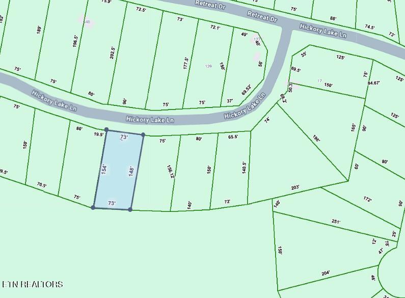 0.25 ac Hickory Lake Lane