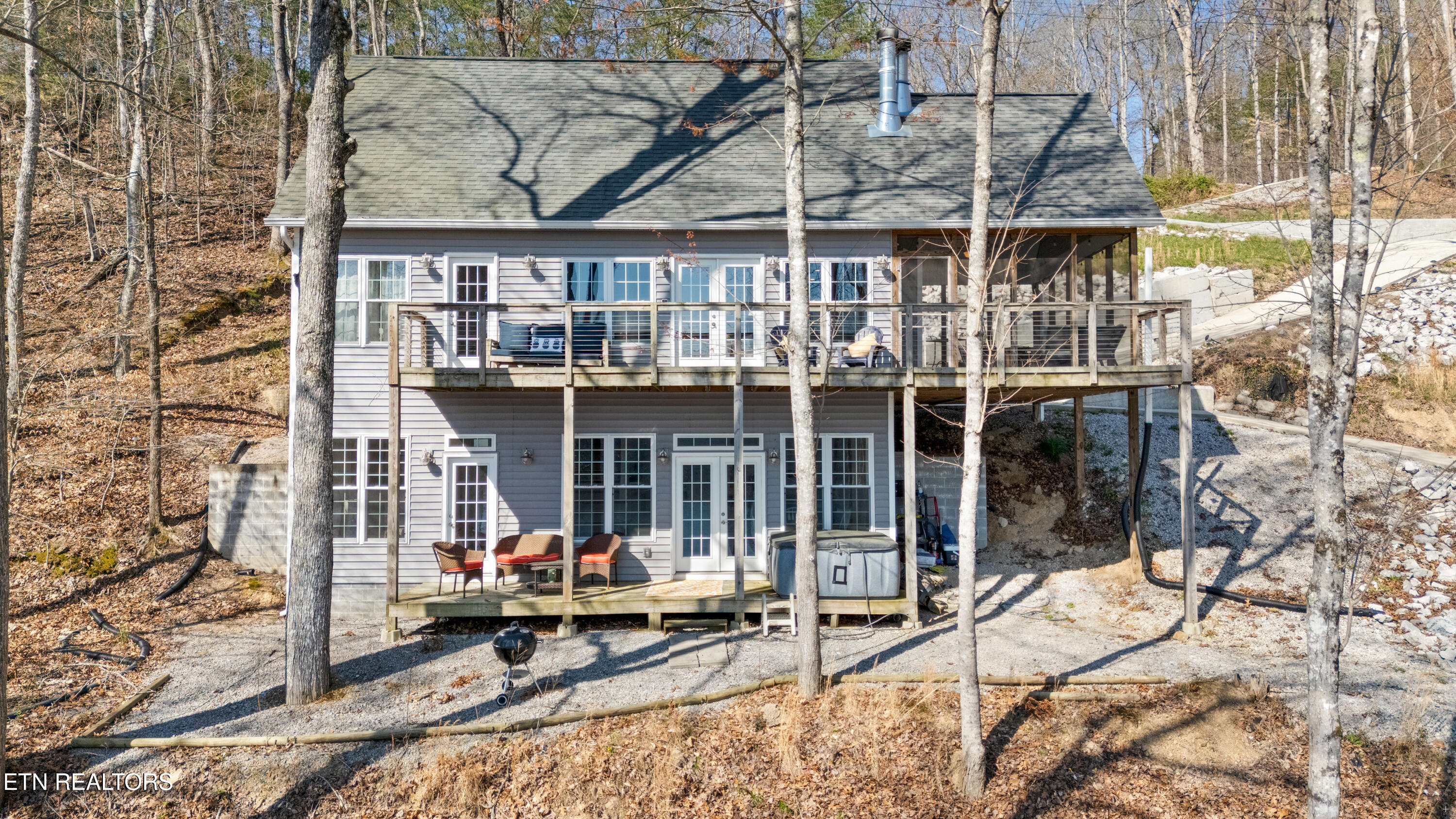View of the house from the lake