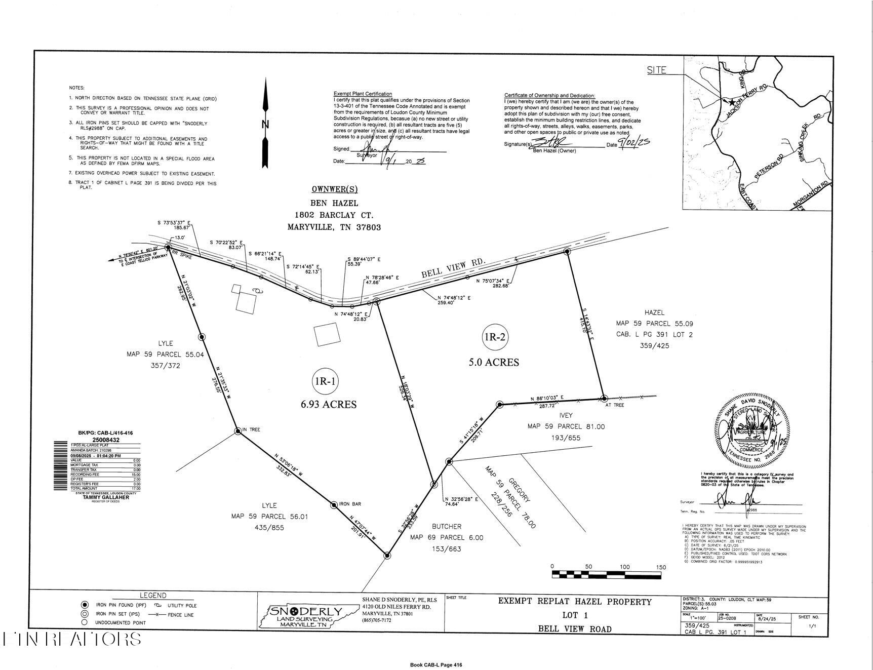 600 Bell View (6.93 Acres) Rd
