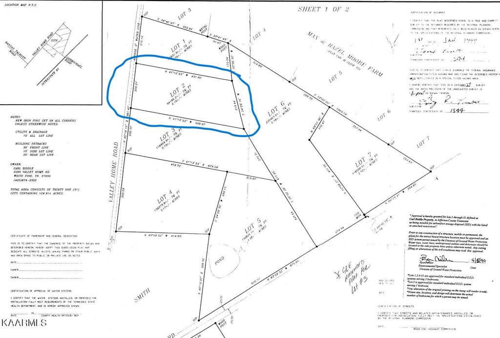 Photo of Valley Home Rd. Rd, White Pine, TN 37890 (MLS # 1234038)