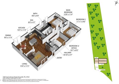 Tiny photo for 1940 Cecil Johnson Rd, Knoxville, TN 37921 (MLS # 1339791)