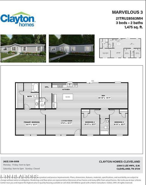 Tiny photo for 934 Holly Glen Ln, Decatur, TN 37322 (MLS # 1322764)