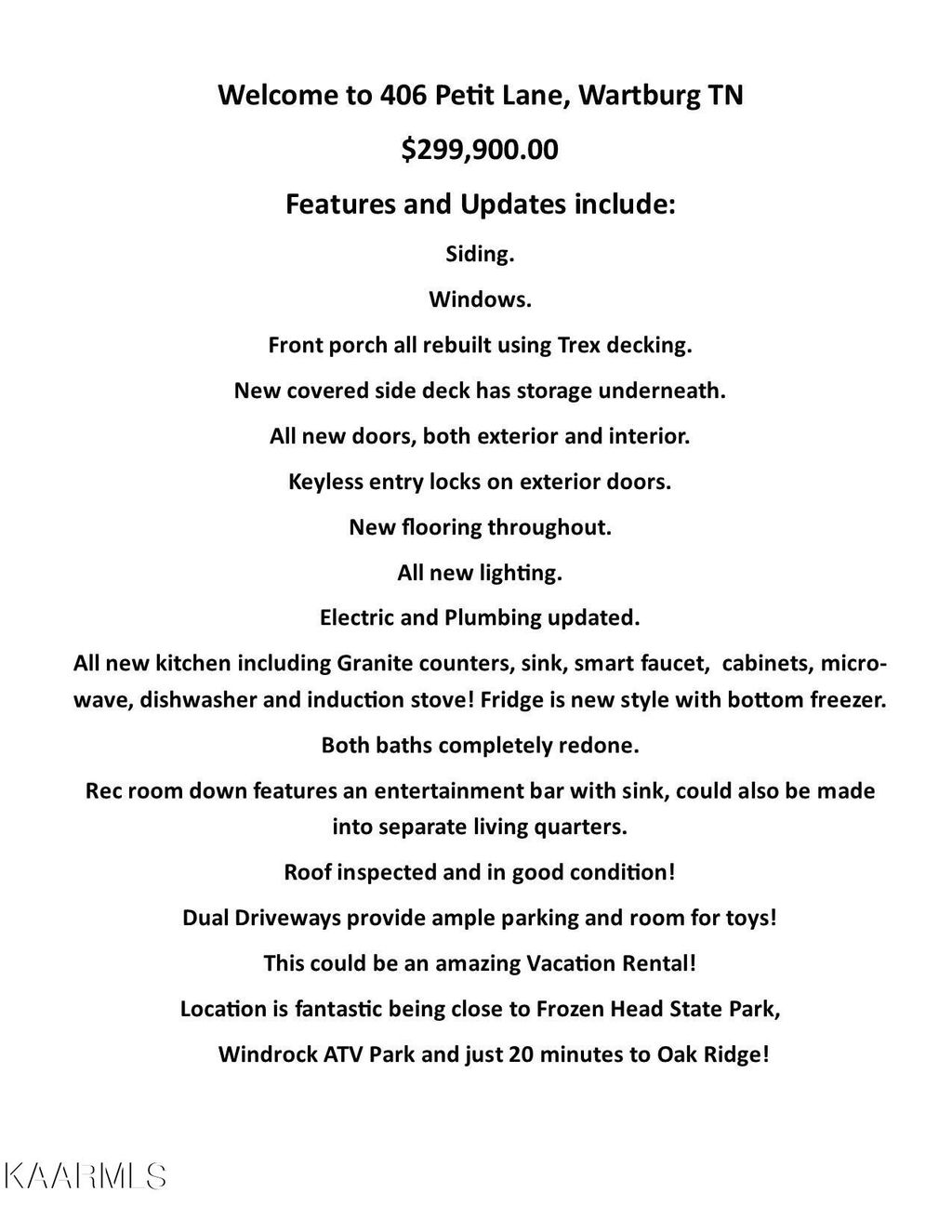 Photo of 406 Petit Lane, Wartburg, TN 37887 (MLS # 1222592)