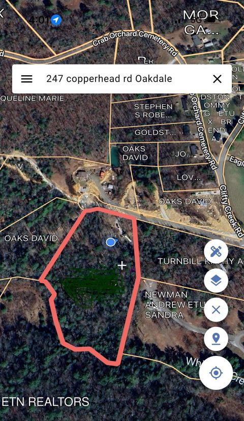 Tiny photo for 247 Copperhead Rd, Oakdale, TN 37829 (MLS # 1325133)