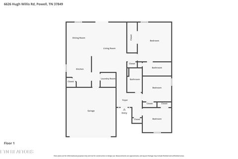 Tiny photo for 6626 Hugh Willis Rd, Powell, TN 37849 (MLS # 1339841)