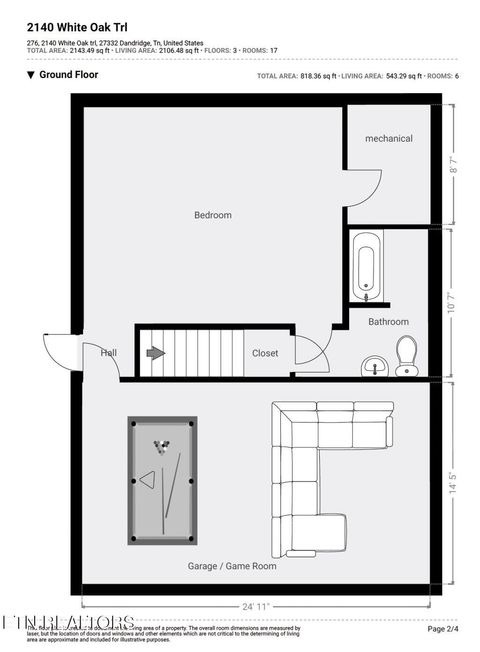 Tiny photo for 2140 White Oak Tr, Dandridge, TN 37725 (MLS # 1337649)