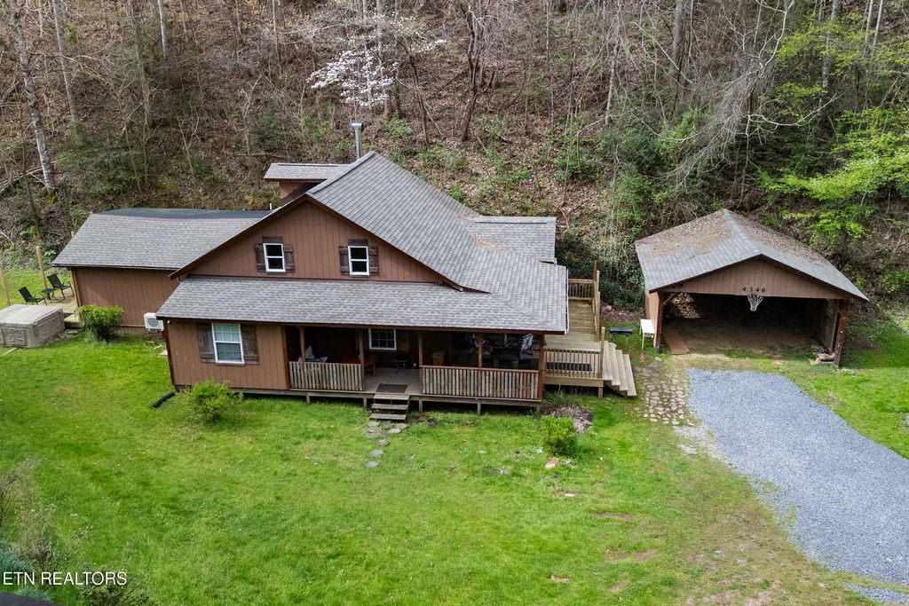 Photo of 4346 Grindstone Ridge Rd, Pigeon Forge, TN 37863 (MLS # 1335554)